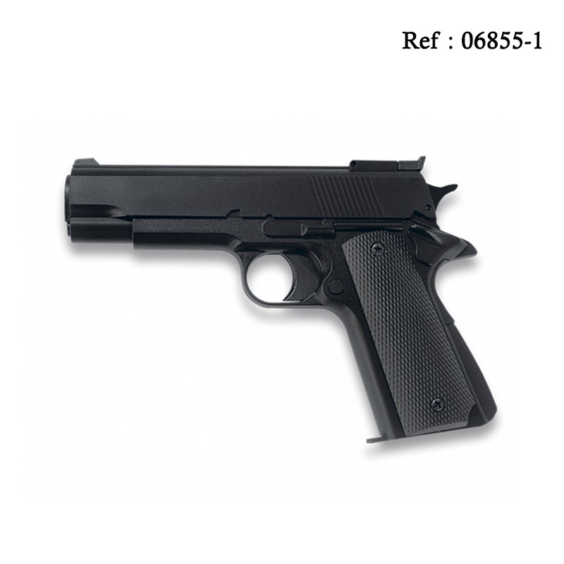 Pistolet à gaz noir 6mm avec sachet de billes