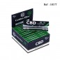 Papier cig. GOLDEN FILTER King size Slim + filtres Green verre CBD