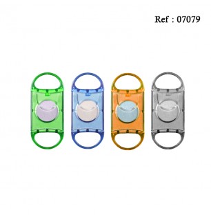 Cigar cutter 4 colors TC assorted per 24 pcs