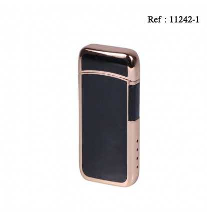 JC "Gamma" Black/Rose Gold USB Bow Lighter