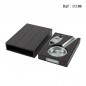 Macassar ebony cigar set with cigar cutter and ashtray