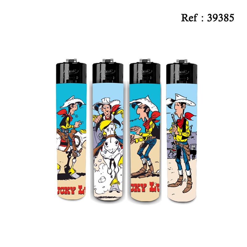 flint festival lighter Lucky Luck I assorted per 24 pcs