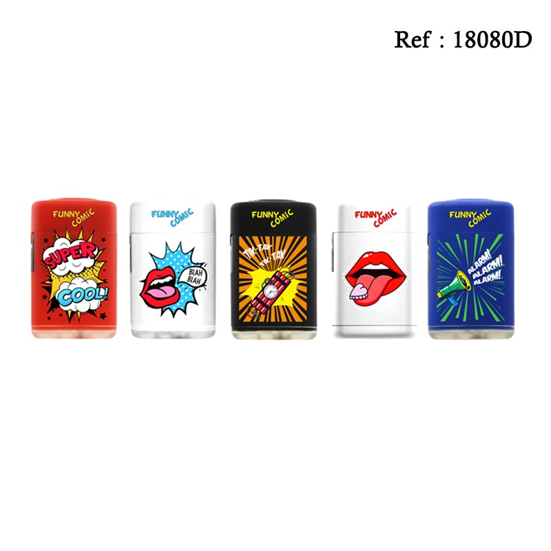 jet flame atomic rubber CIGAR 3D ass Funny Comics 3D per 25 pcs