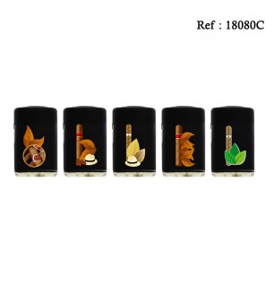 jet flame atomic rubber CIGAR 3D black per 25 pcs