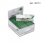 Papier cig. GOLDEN FILTER Bio King size Slim + filtre Green verre CBD