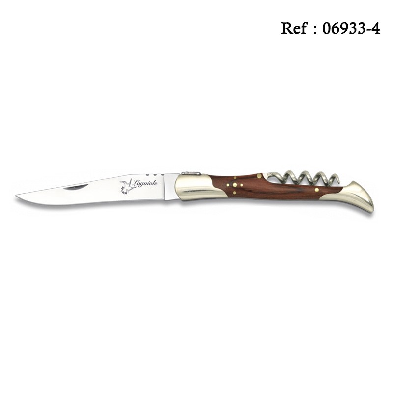 Laguiole knife 9.5 cm TB maillechort/stamina handle