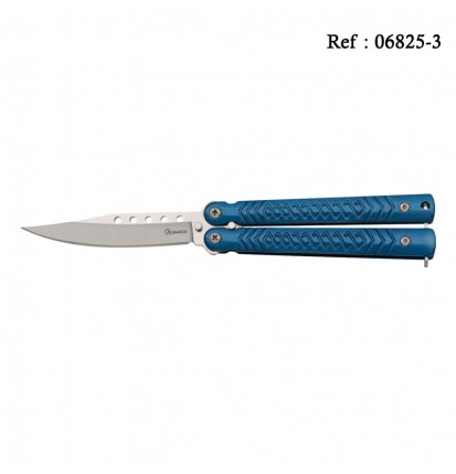 Knife Papillon 6.8 cm blue