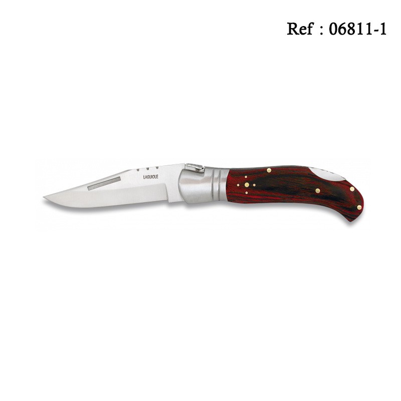 Laguiole hunting knife 9.5 cm wooden handle