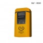 Briquet MYON Cigare quadruple jet Jaune & emporte pièce/coupe-cigare