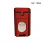 Briquet MYON Cigare quadruple jet Rouge & emporte pièce/coupe-cigare