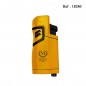 4jet cigar MYON lighter Yellow with cigar piercer and cigarholder