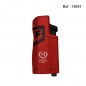 Briquet MYON Cigare quadruple jet Rouge & emporte pièce/repose-cigare