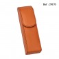 adorini cigar case real leather 2.- cigars orange with cedro divider