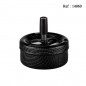 Spinning ashtray carbon Ø 11 cm