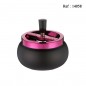 Spinning ashtray black/blackberry Ø 13 cm