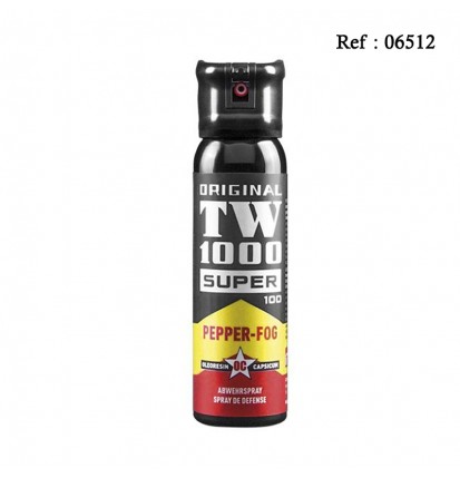 Bombe Lacrymogène au poivre Super 100 PEPPER-FOG OC 100mL