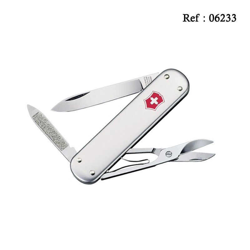 Couteau VICTORINOX Money Clip Alox Lisse Gris