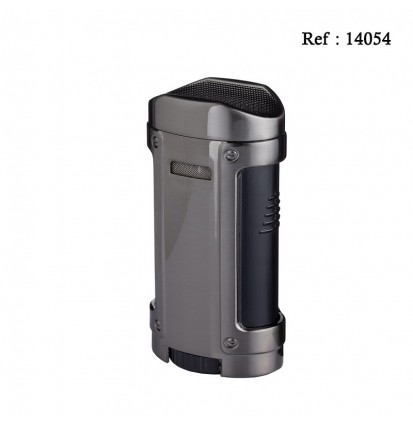 Briquet quadruple jet Eurojet gun avec repose cigare