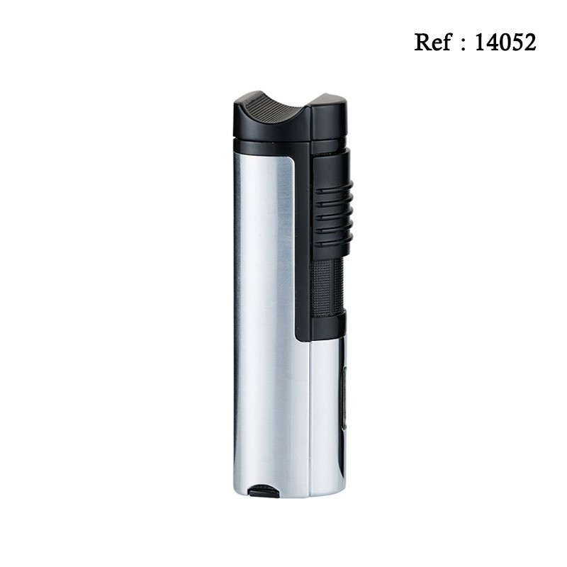 Winjet premium 3 Jet chrom silver lighter + Punch 