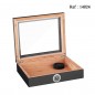 Carbon glass cigar humidor