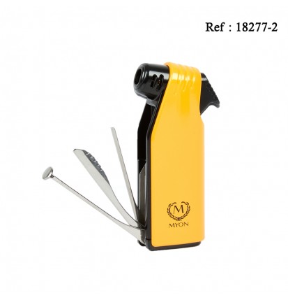 Pipe piezo MYON lighter yellow with acccessories