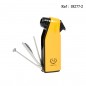 Briquet MYON Pipe Piezo Jaune, avec accessoires