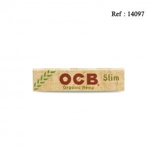 OCB Slim organic cigarette paper, display 50 booklets