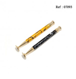 Acessory for pipe Amber and Black/gold, lot of 3pcs