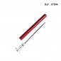 Bourre pipe métal Rouge, lot de 5