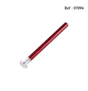 Bourre pipe métal Rouge, lot de 5