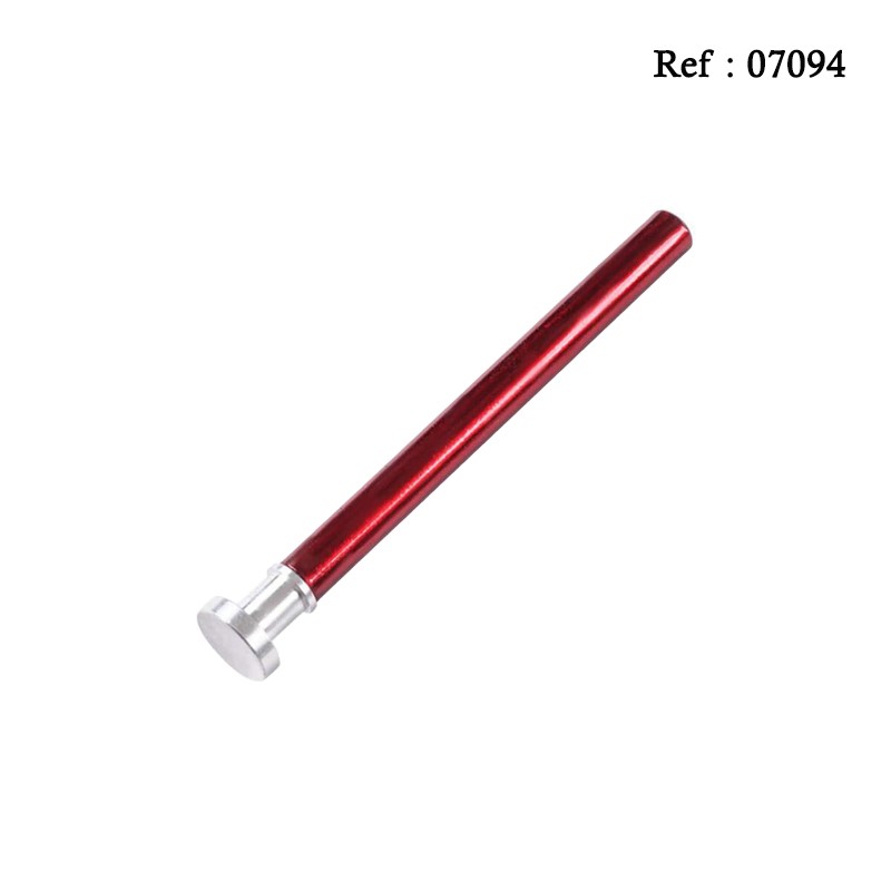 Bourre pipe métal Rouge, lot de 5