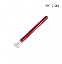 Bourre pipe métal Rouge, lot de 5