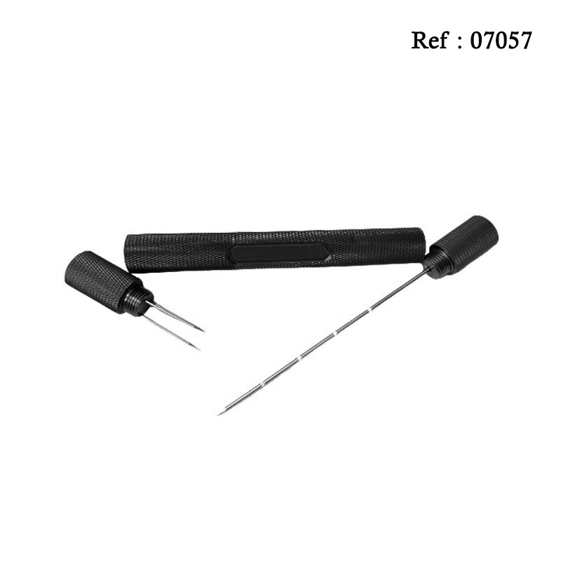 metal cigar piercer black, 19.3 cm long