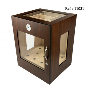 Cigar cabinet SEVENSON walnut matte 51x40x35cm