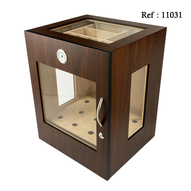 Cigar cabinet SEVENSON walnut matte 51x40x35cm