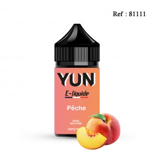 E-liquid Pêche 40mL YUN + free boosters