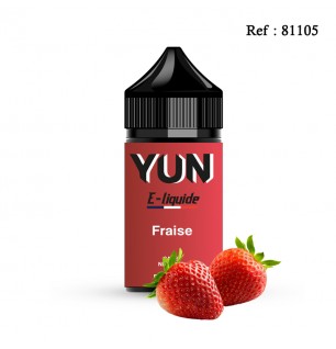 E-liquide YUN Fraise 40mL + boosters