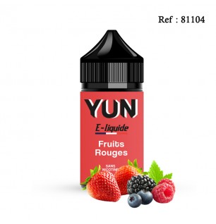 E-liquid Fruits rouges 40mL YUN + free boosters