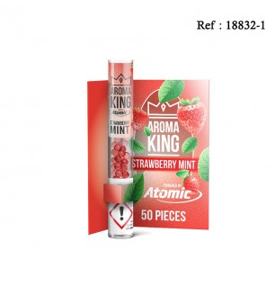 Aroma King balls STRAWBERRY MINT, display of 20 tubes