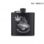 Black Mat Flash 180 ML 6 Oz printed Marijuana