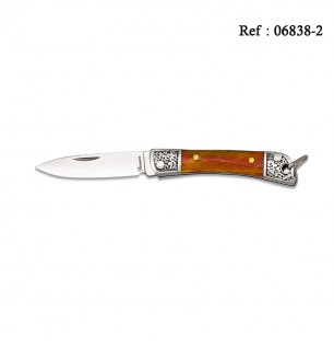 Knife 5 cm Orange/Chrom