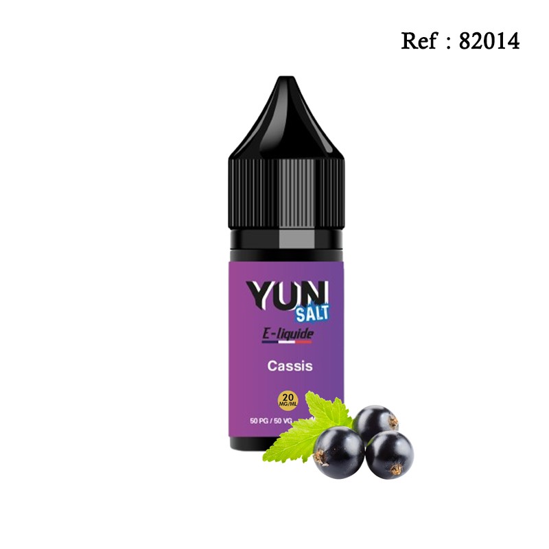 E-liquid YUN Salt Cassis 10mL