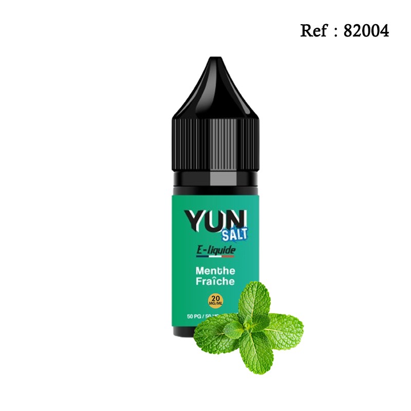 E-liquide YUN Salt Menthe Fraîche 10mL