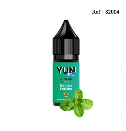 E-liquide YUN Salt Menthe Fraîche 10mL