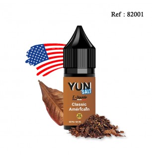 E-liquide YUN Salt Classic Américain 10mL