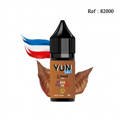 E-liquide YUN Salt Classic Français 10mL