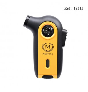 Jet flame lighter MYON Yellow