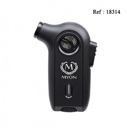 Jet flame lighter MYON Black