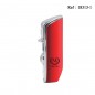 3 Jet flame lighter MYON Red with piercer