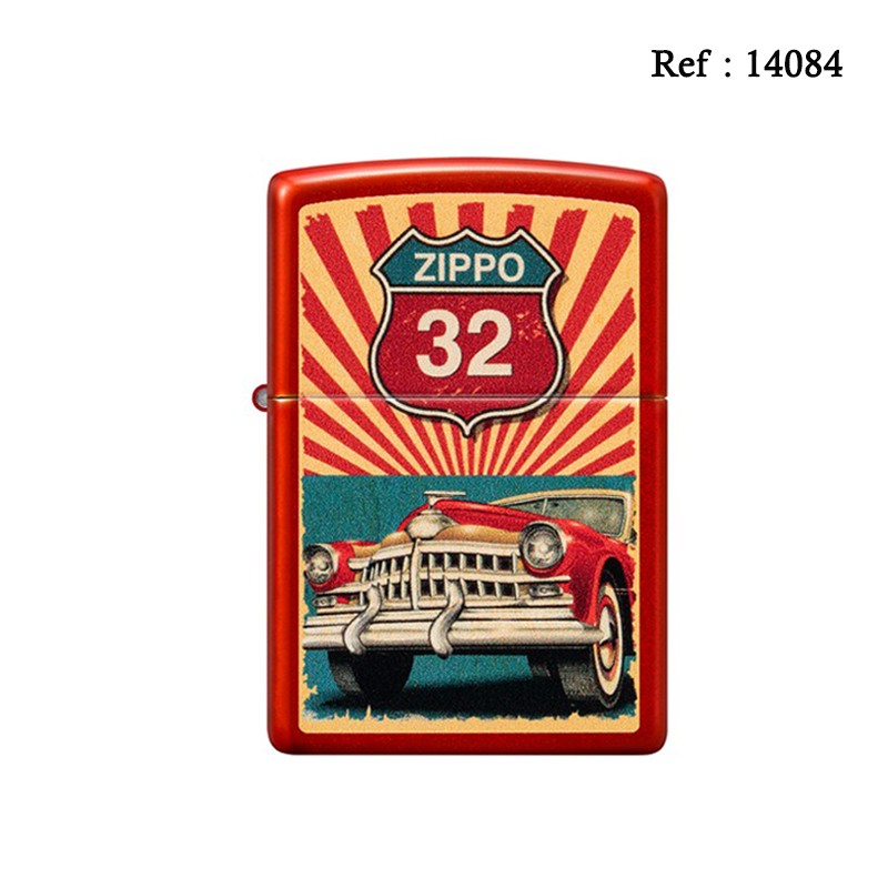 Briquet ZIPPO Rouge Garage Design